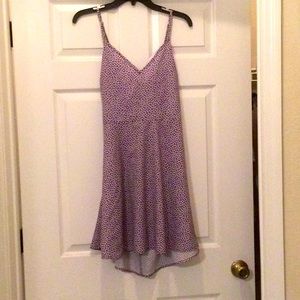 Shein purple flower dress
